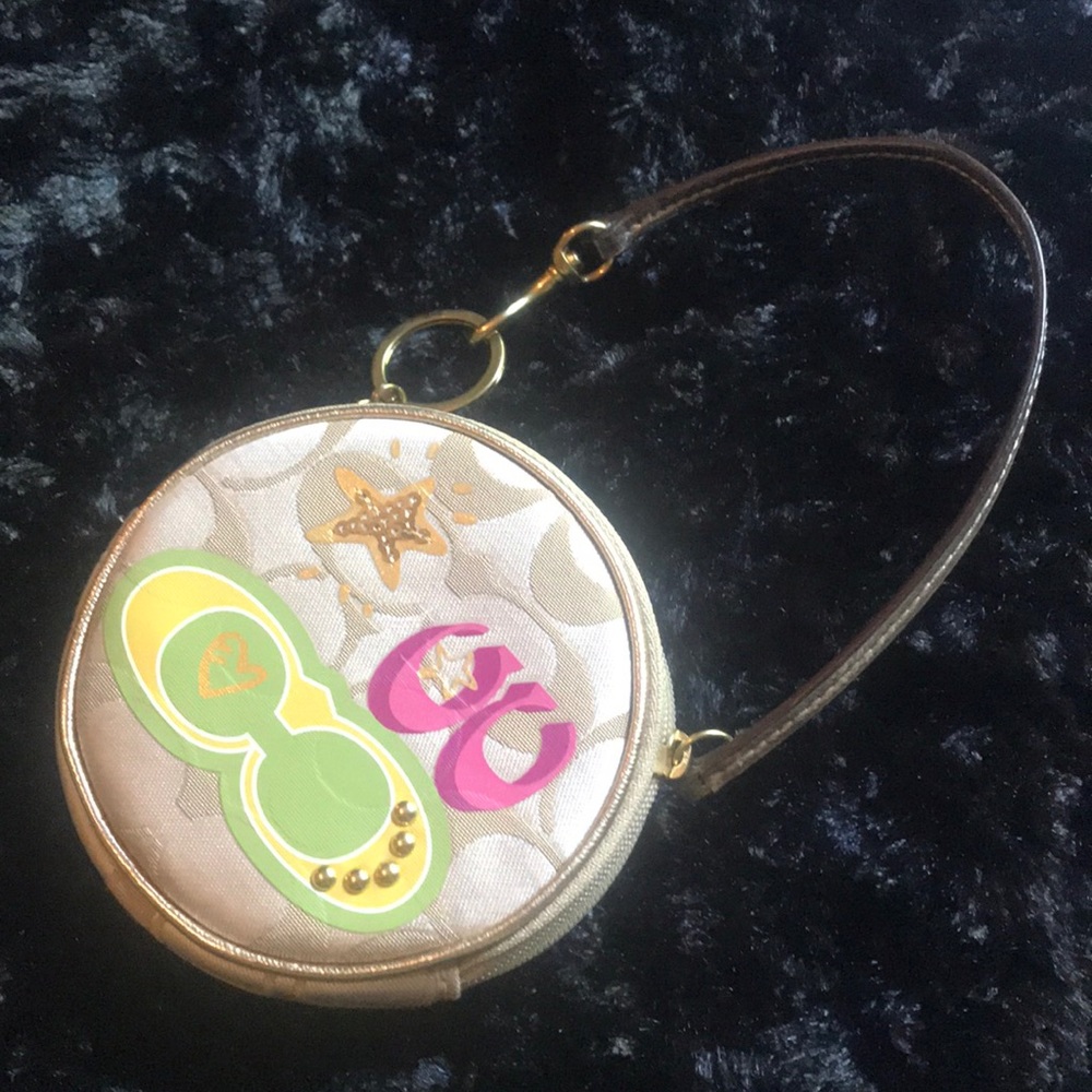 Coach wristlet coin purse